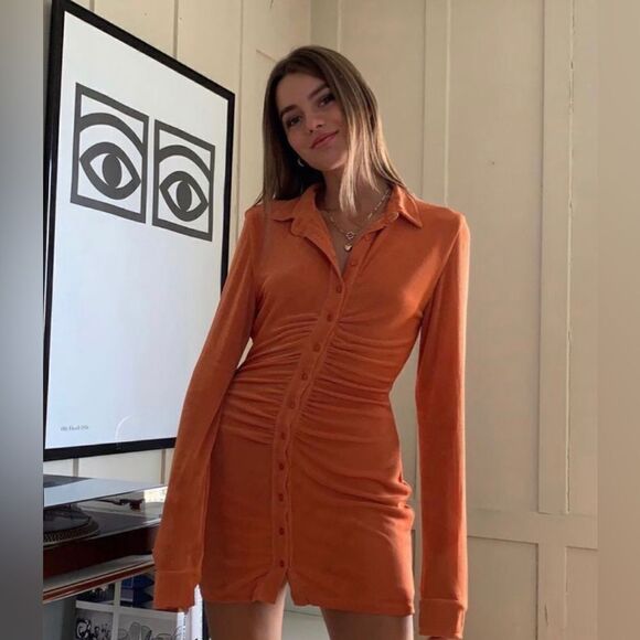 NWOT With Jean Andy Shirt Mini Dress - Picture 4 of 7